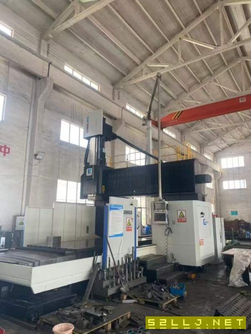 顶配南通国盛4028龙门加工中心,2022年10月设备,带全.