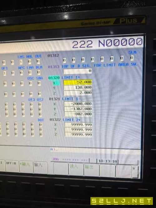上海斌盛2013龙门加工中心发那科MF