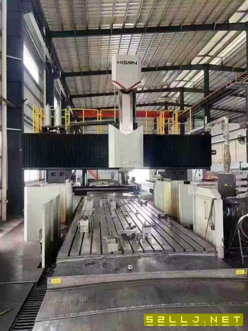 宁波海天36/80数控龙门,工作台3000/8000mm,门宽3650.