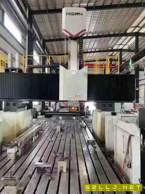 宁波海天36/80数控龙门,工作台3000/8000mm,门宽3650.