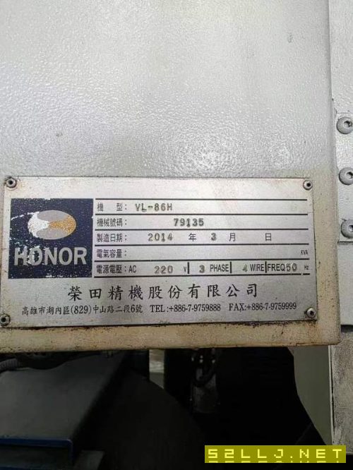 台湾原装荣田800数控立车，荣田VL-86H重型立车，旋转.