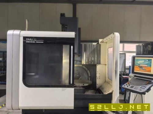 刚刚出炉的德玛吉70五轴加工中心，原汁原味，在位便宜.