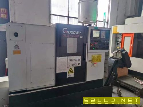 刚刚买下程泰GLS-2000斜轨车床、发那科TF系统，高配@.