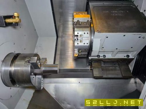 日本津上M08J-II数控车床，配8寸千岛液压卡盘加工直径.