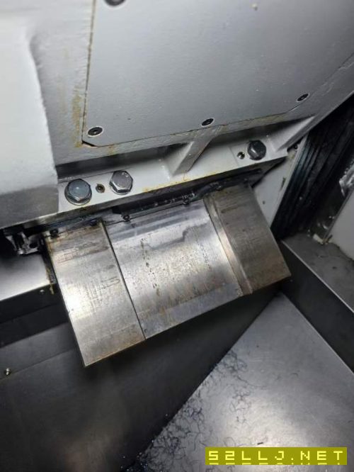 日本津上M08J-II数控车床，配8寸千岛液压卡盘加工直径.