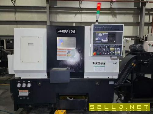 2022年出厂泷泽NEX-108数控车床，龙泽108，发那科0i-T.