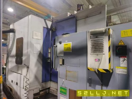 日本三菱800卧式加工中心DH80交换双工位，工作台:8008.