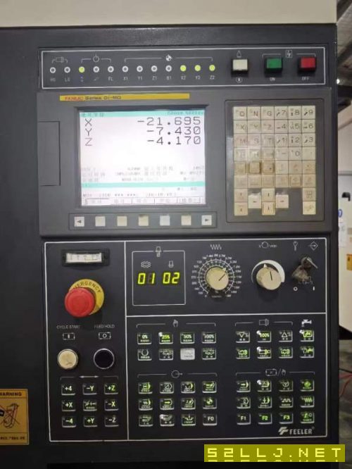 新到一台台湾友佳NBP800A加工中心,发那科系统,@尔发.