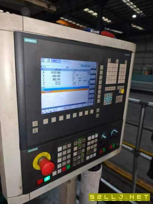 绍兴在位出售中捷20米龙门加工中心带防滑枕.动柱.带自.