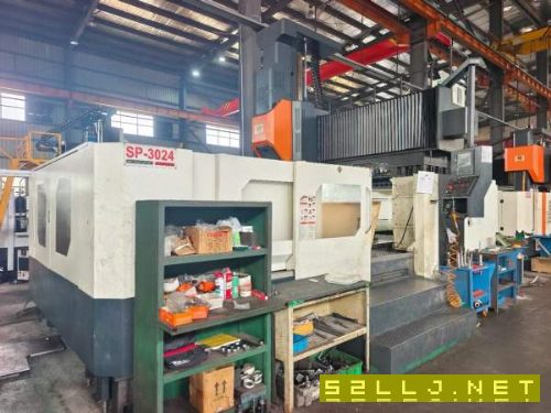 刚刚买下一台银鹏3024数控龙门发那科MFPLUS系统两线一.