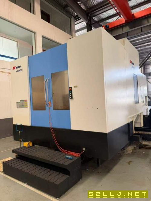 2023年准新安装基本未用纽威HM80TD双工作台卧加,三轴.