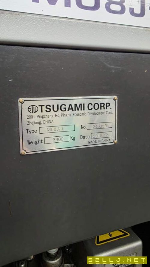 津上M08JII数控车床，2018年12月出厂，8寸卡盘，8工位.