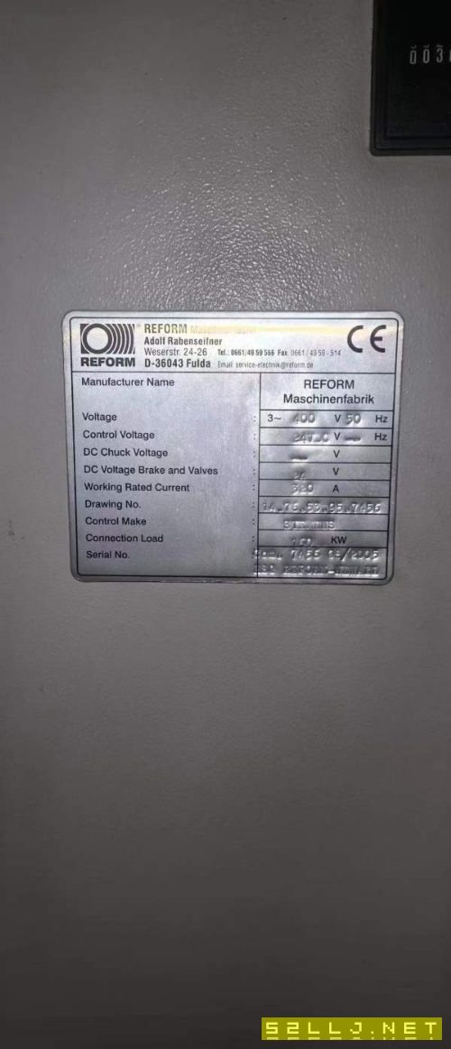 航空发动机主轴数控高精度万能外圆磨，带双端面功能，.