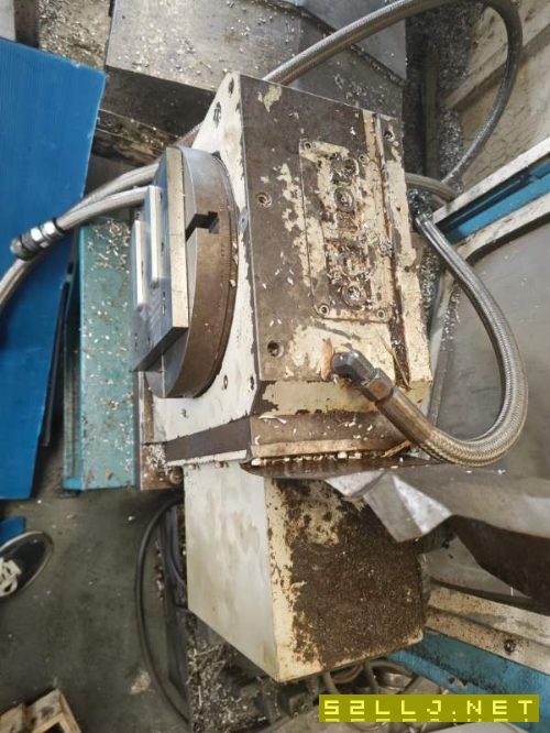 德川255四轴转台一套，2014年生产，发那科系统，线材.