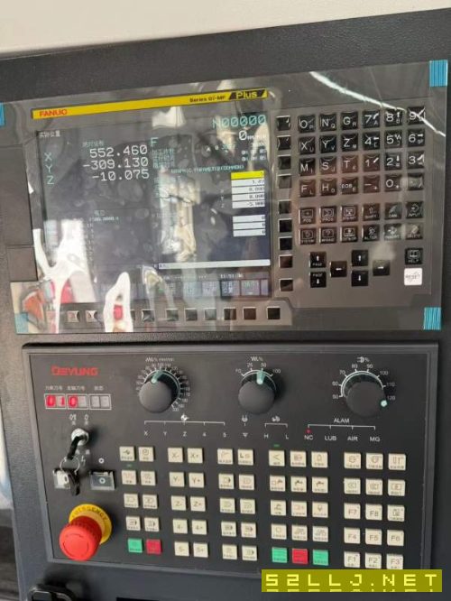 准新机2025年，德扬DV-1166加工中心发那科PIus系统，.