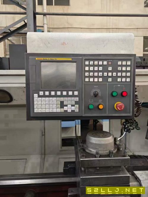 沈阳80285数控车，61803米，导轨宽度600，发那科系统.