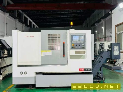500重型刀塔机9成新22年产云南精机CK-500重型斜轨数控.