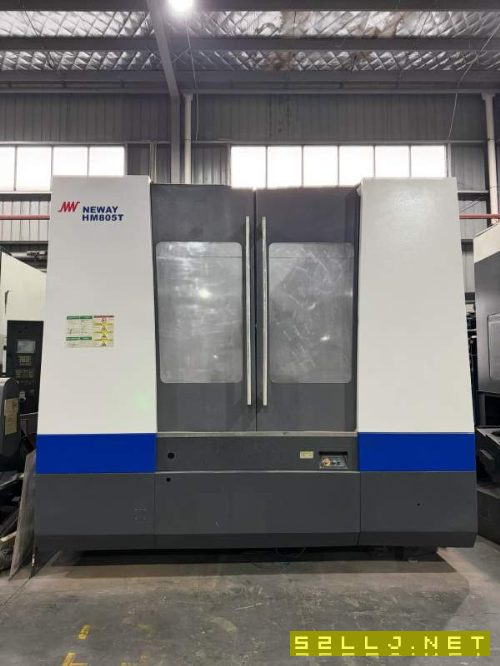 同款两台纽威800双工位卧式加工中心2018年纽威HM805T.