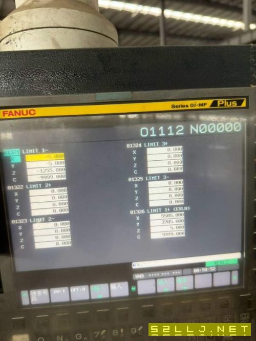 海天5米龙门,工作台3米5米,门宽3.65米,门高1.57米.