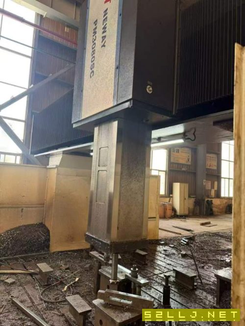 刚买下纽威8米超重型数控龙门8030SC门高2.1米，门宽4..