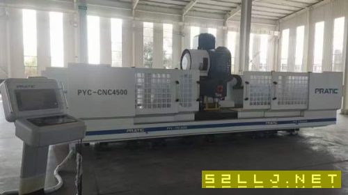 普拉迪PYC4500型材加工机，全铸件床身的配机型，FANUC.