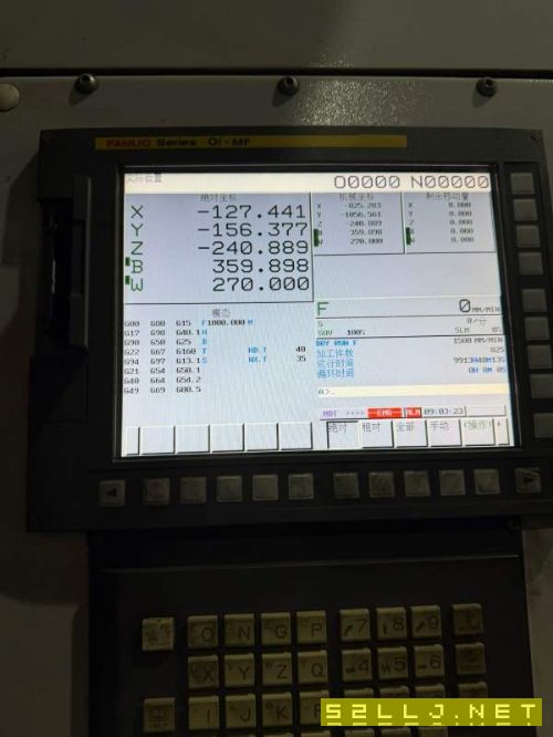 后一台纽威HM805T双工作台卧加，到T结构，发那科MF系.