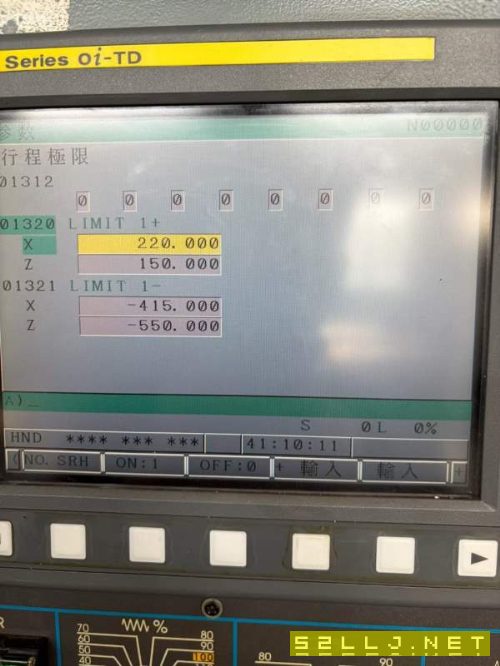 台湾原装胜杰MT-208数控斜轨车床，2015年设备，法纳克.