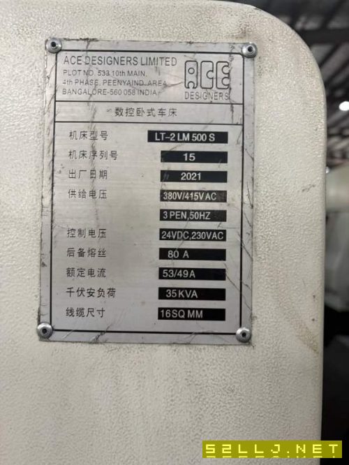 印度ace双主轴数控车。