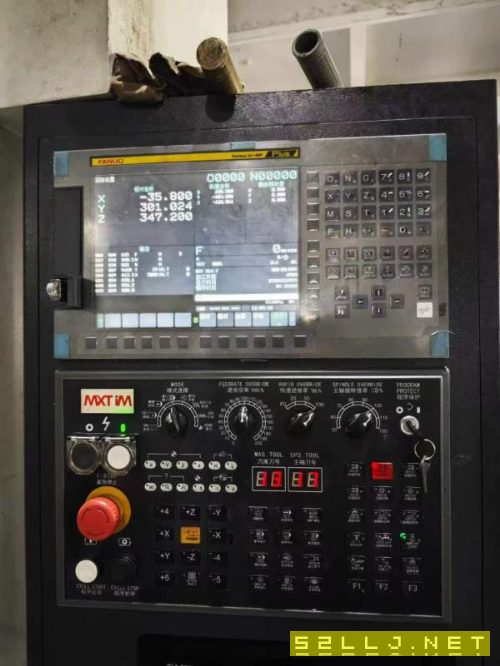 同款两台浙江迈兴途V1580立式加工中心、发那科plus系.