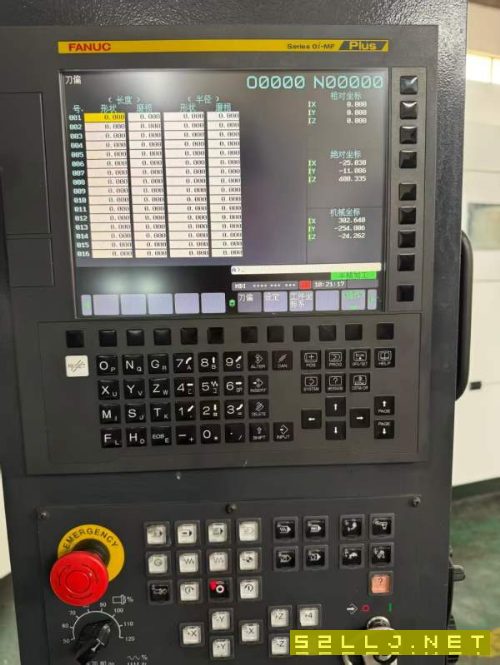 新到一台2023年海天精工VMC-850加工中心，法那克MF-Pl.