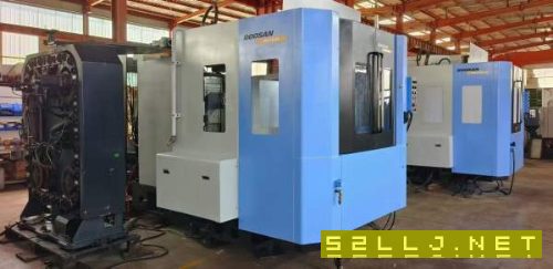 韩国原装斗山HM500双工位卧加，同款2台，FANUC31i系统.