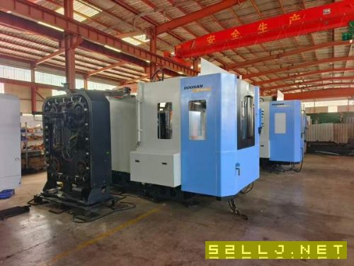 韩国原装斗山HM500双工位卧加，同款2台，FANUC31i系统.