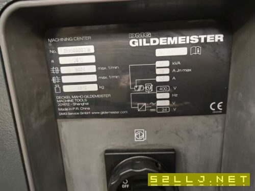 德玛吉DMU50五轴加工中心，西门子系统，功能完好，精.