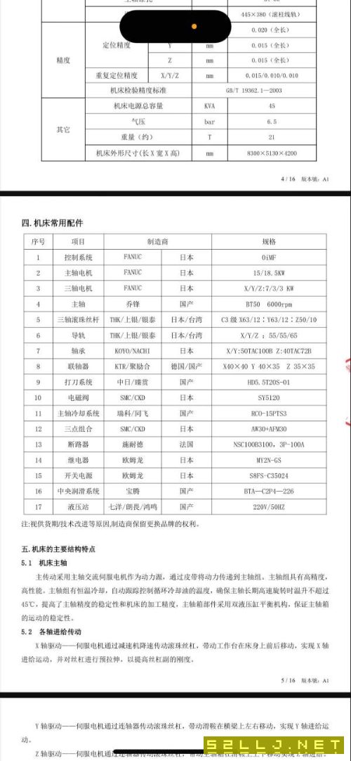 重庆仓库：准新新乔锋3218龙门，发那科plus系统，主轴.