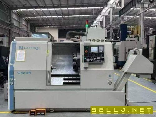 外企拿下一批安装少用美国哈挺数控斜车床型号：TALENT.