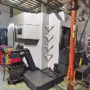 出售:沈阳500双工作台卧加，BT50齿轮头，线轨，发那科系统，40把.