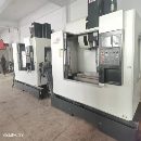 到货同款两台德扬850加工中心 三菱M70系统 三轴重型滚柱线轨 主.