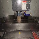 刚刚库库2024年4月苏州正乔1160加工中心，三菱80系统.