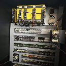 韩国斗山800卧加，HM805。双工作台，BT50齿轮头，三轴.