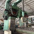 德国数控龙门工作台2.5X5米 门高2米安装在位 带万能铣.