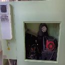 广州三世5075斜床身数控车，新代M22系统、8寸卡盘、12.