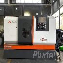 全新普鲁特8寸卡盘斜车，12工位伺服刀塔加工长度500。