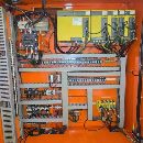 台湾远东数控镗铣床BMC-135，BT50主轴带齿轮箱，工作.