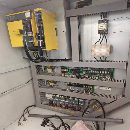 刚刚买下：银尚855加工中心一台，三线规，发那科大屏m.