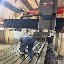 工厂在位卖3天买下一台海天4028数控龙门铣发那科MFPLU.