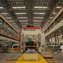 济南二机产,四点多连杆锻压线6000吨,五机联动。带自.