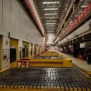 济南二机产，四点多连杆锻压线6000吨，五机联动。带自.