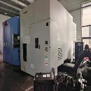 韩国斗山NHP-8005卧式双工位加工中心,2024年出厂工作.