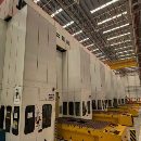 济南二机四点多连杆锻压线6000吨,五机联动。带自动化.