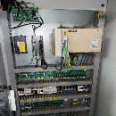 2022年杭州川禾8寸数控斜轨车，两轴线轨，新代22TA系.